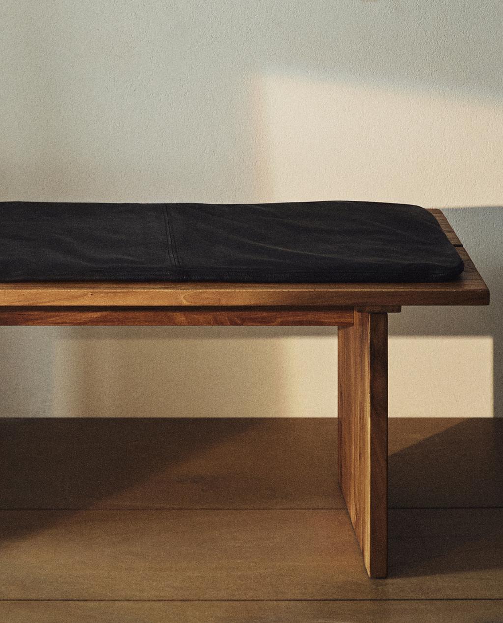 LEATHER BENCH CUSHION