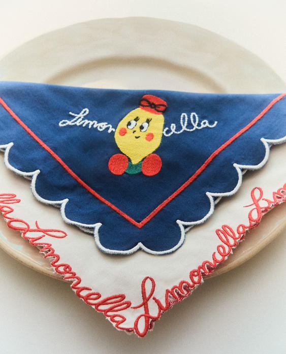 PACK OF LIMONCELLA COTTON NAPKINS X THE ANIMALS OBSERVATORY (PACK OF 2)