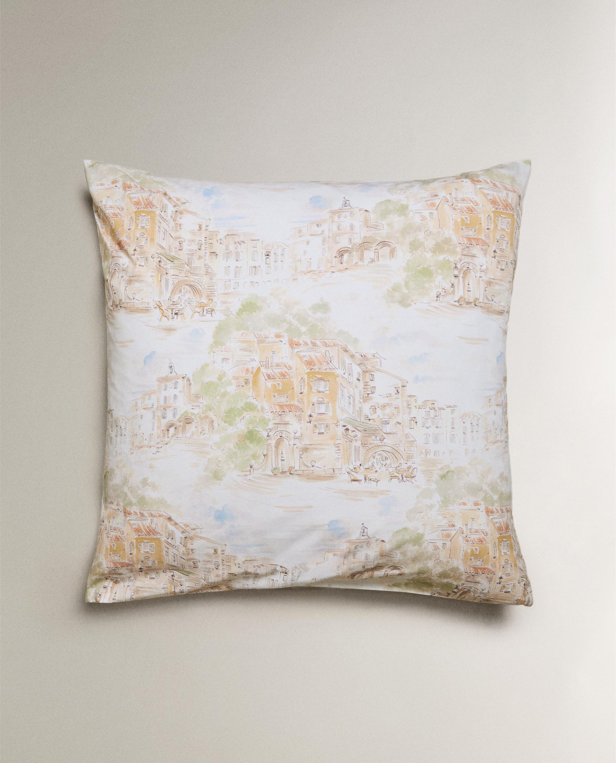 LANDSCAPE PRINT COTTON PILLOWCASE product thumbnail 2