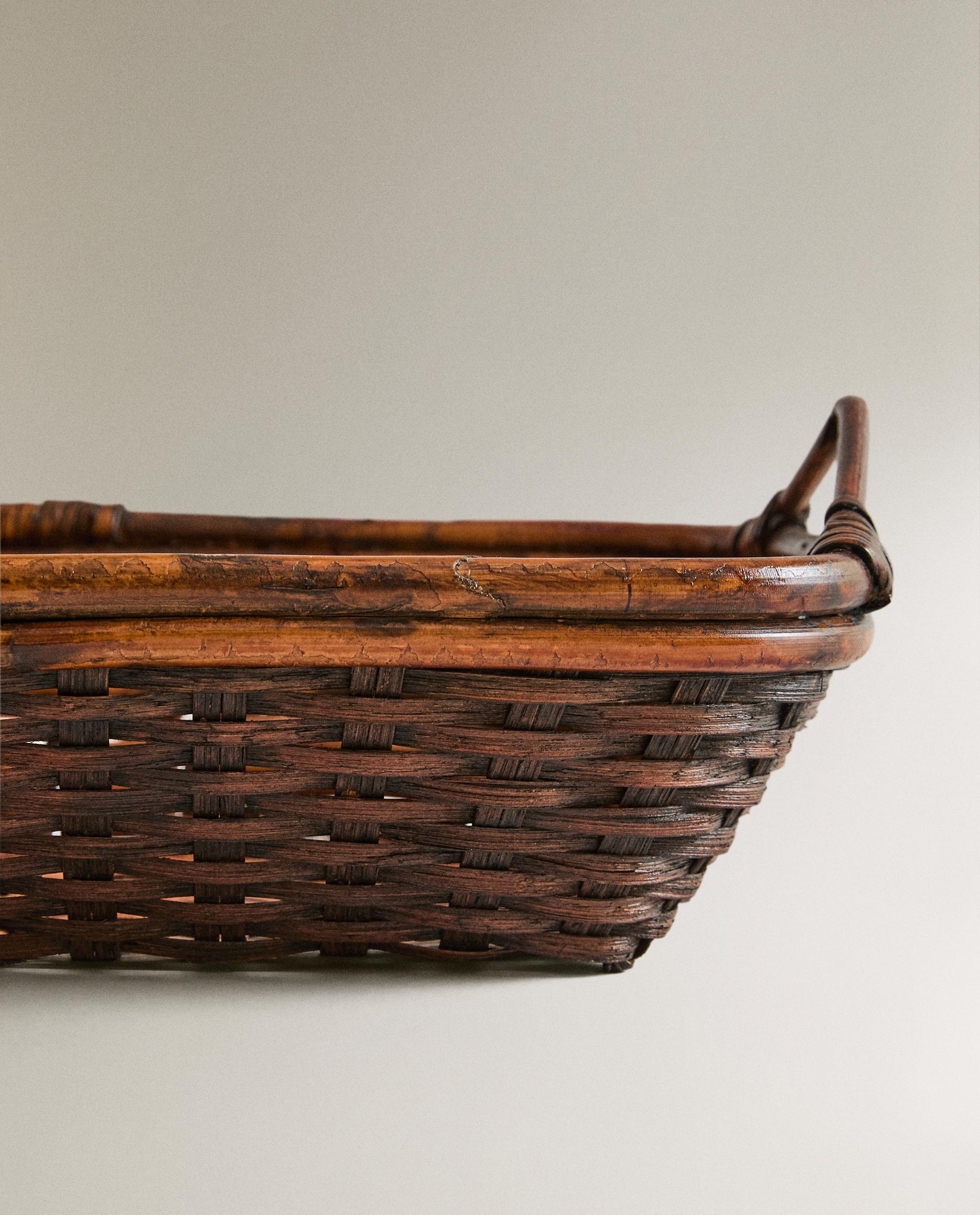 RATTAN FRUIT BASKET