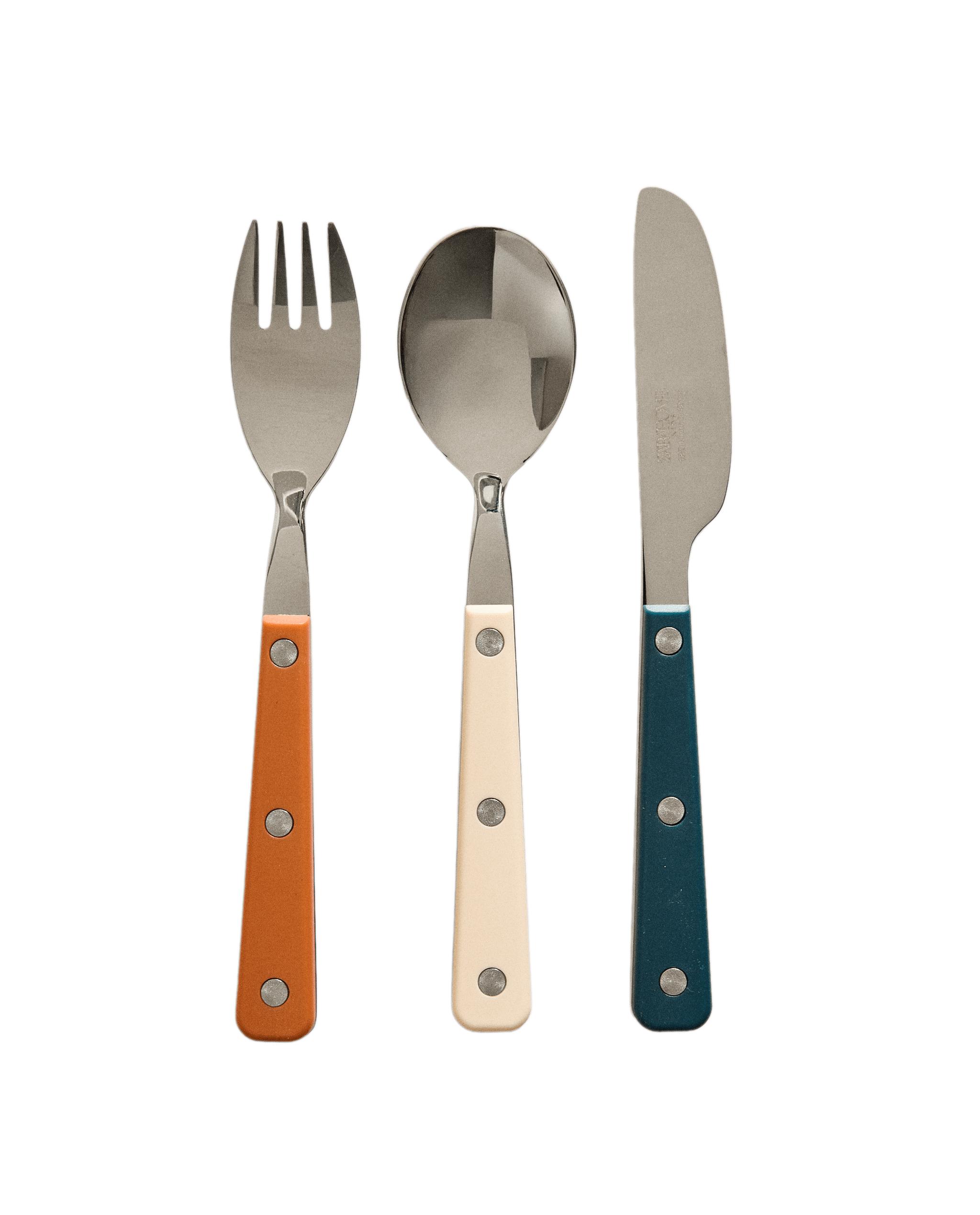 KIDS' CUTLERY SET IN WARM COLOURS (SET OF 3) product thumbnail 7