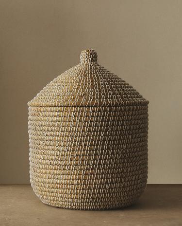 ROUND BASKET WITH LID