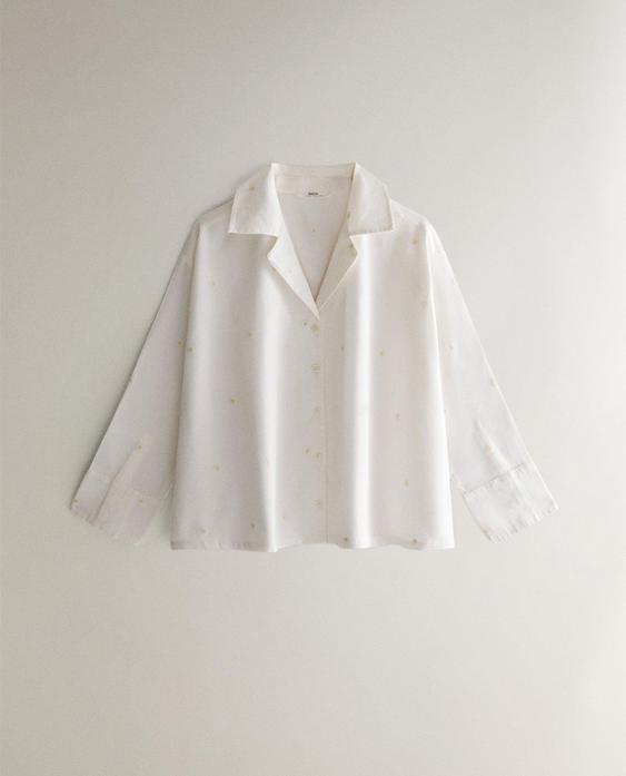 CHEMISE FLORALE MARGUERITES