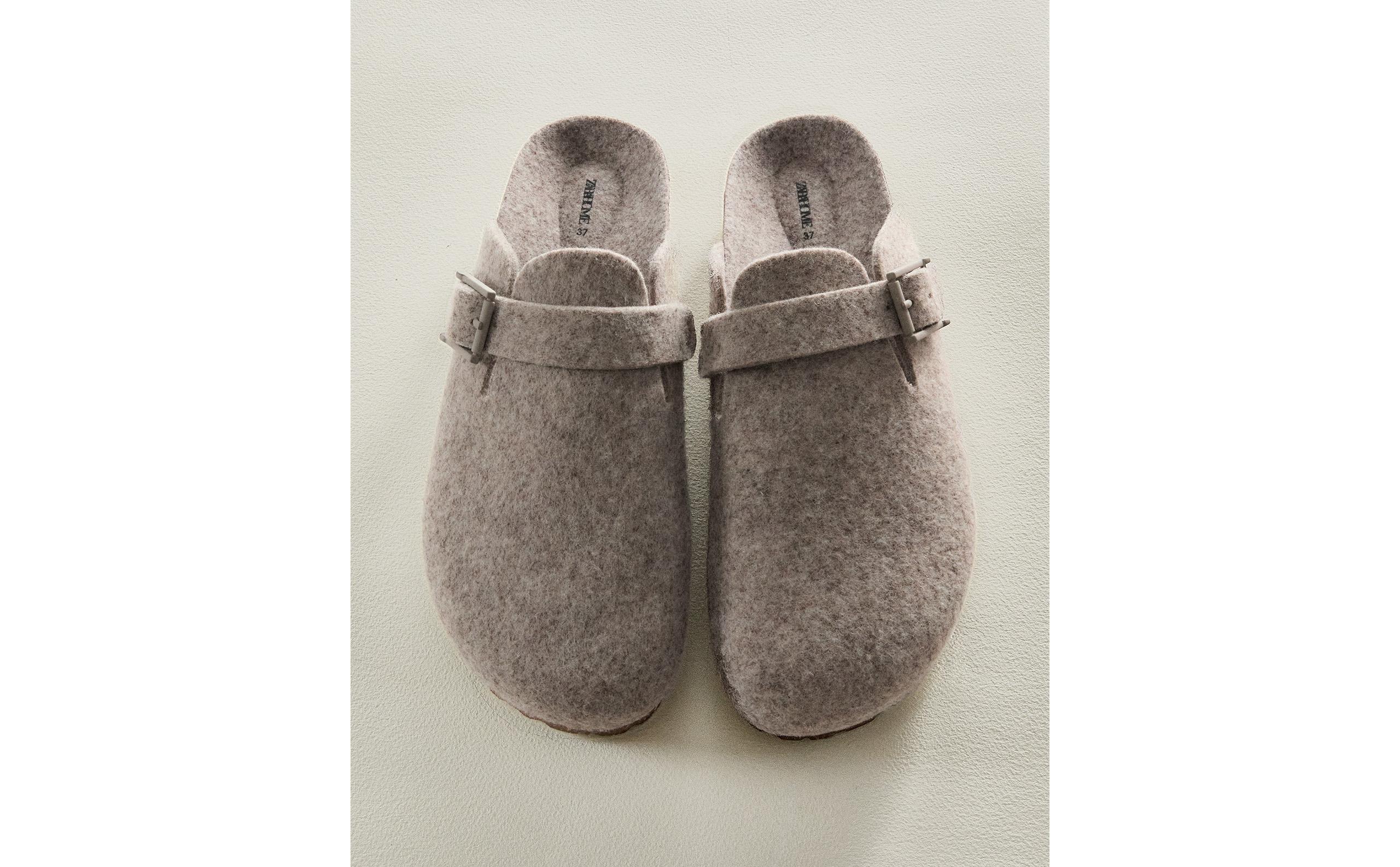 Zara Home Zuecos Fieltro Zueco Fieltro Zara Home Zapatillas Estar