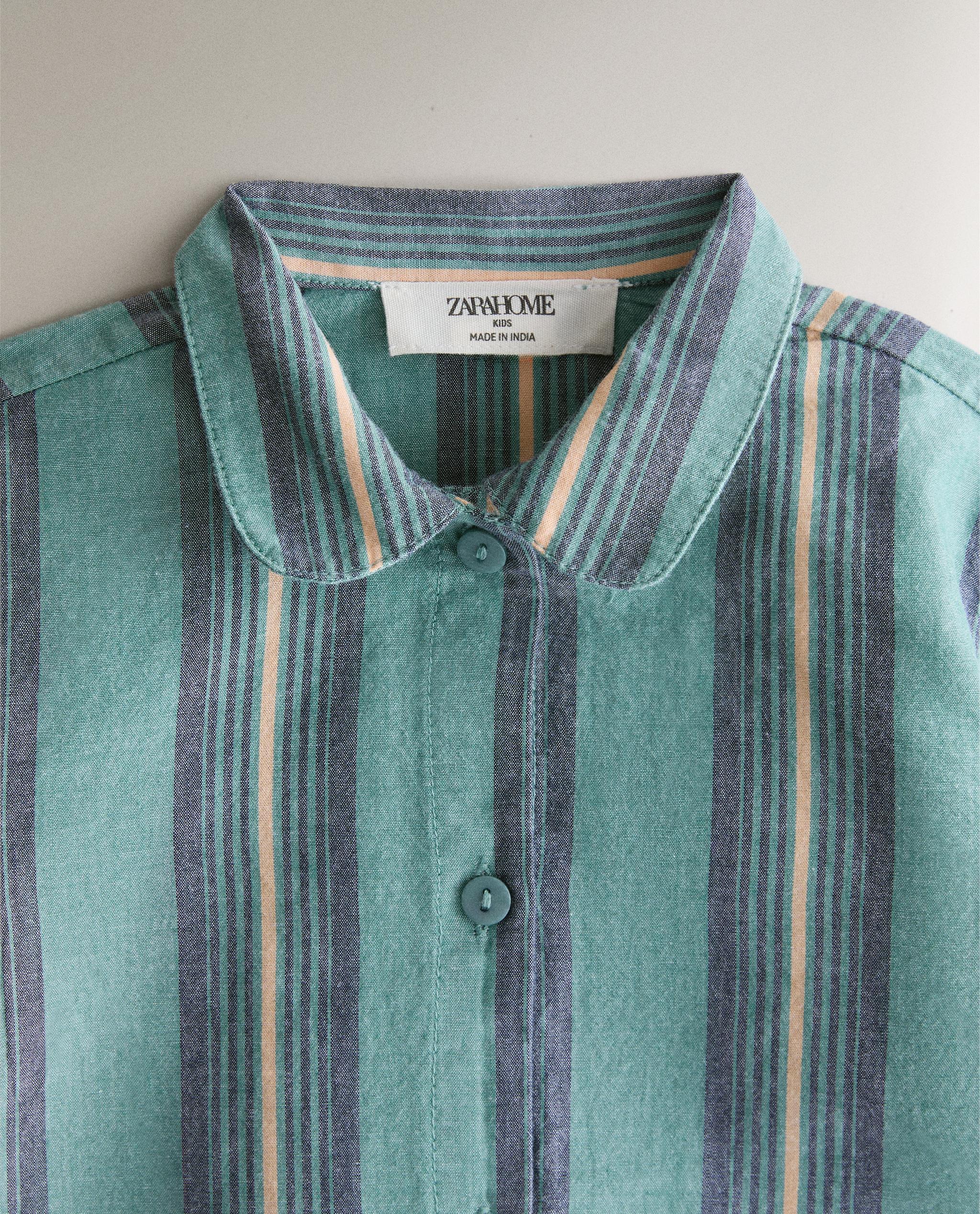 STRIPED BABY ROMPER product thumbnail 4