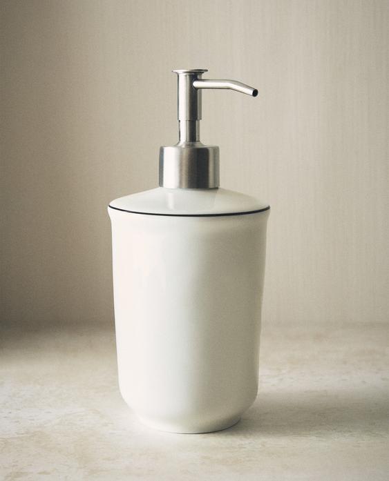 PORTA-SABONETE LÍQUIDO BONE CHINA
