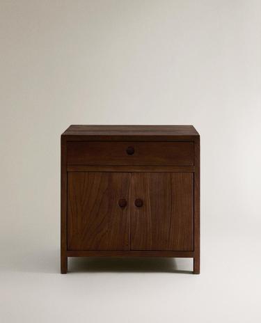 ELM WOOD BEDSIDE TABLE