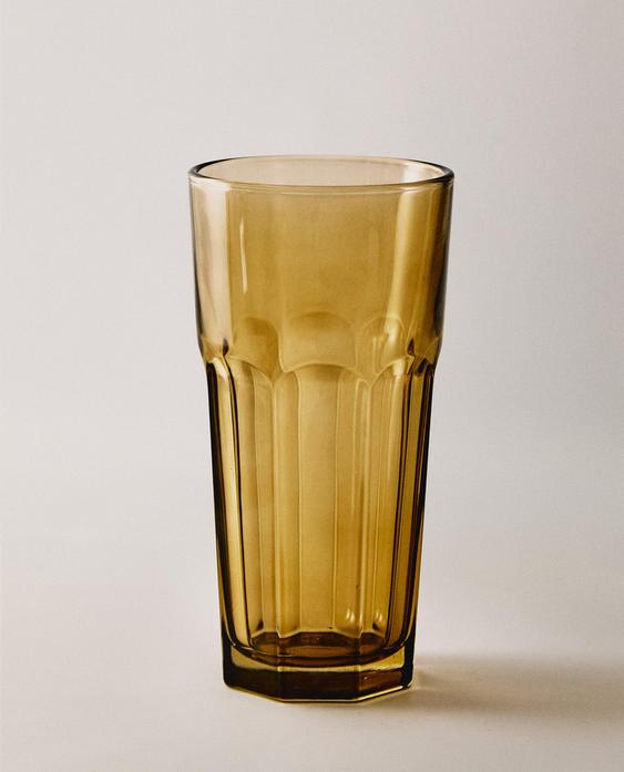 VERRE À SODA EN VERRE EN RELIEF