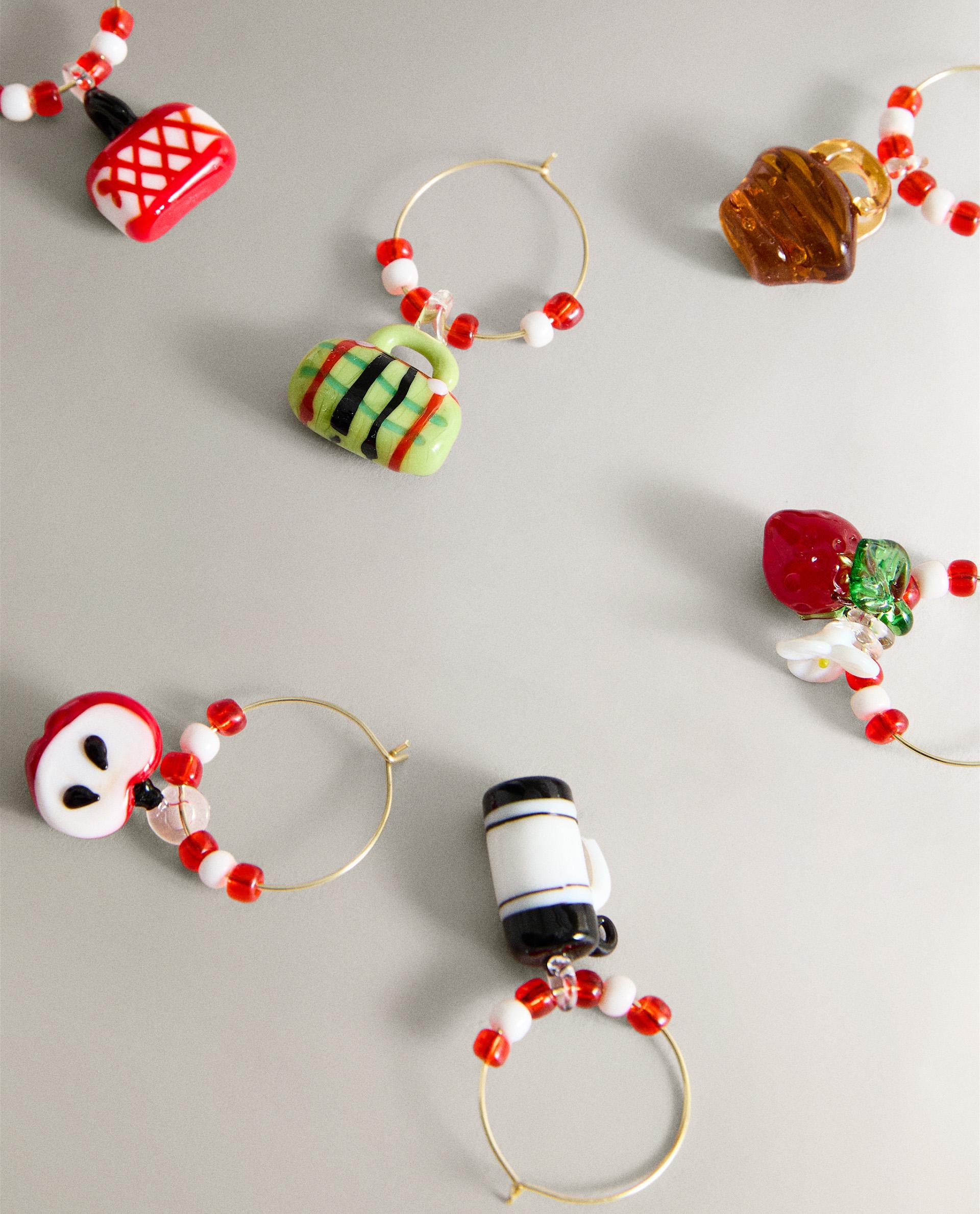 SET OF PICNIC GLASS CHARMS (SET OF 6) | Zara Home United