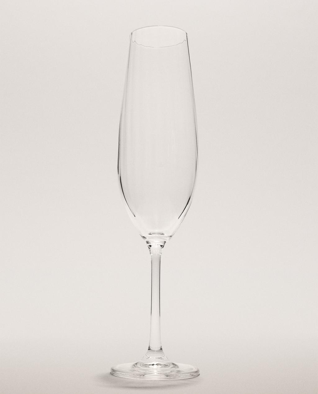 FALISTY KIELISZEK TYPU FLET DO WINA MUSUJĄCEGO FALISTY KIELISZEK TYPU FLET DO WINA MUSUJĄCEGO