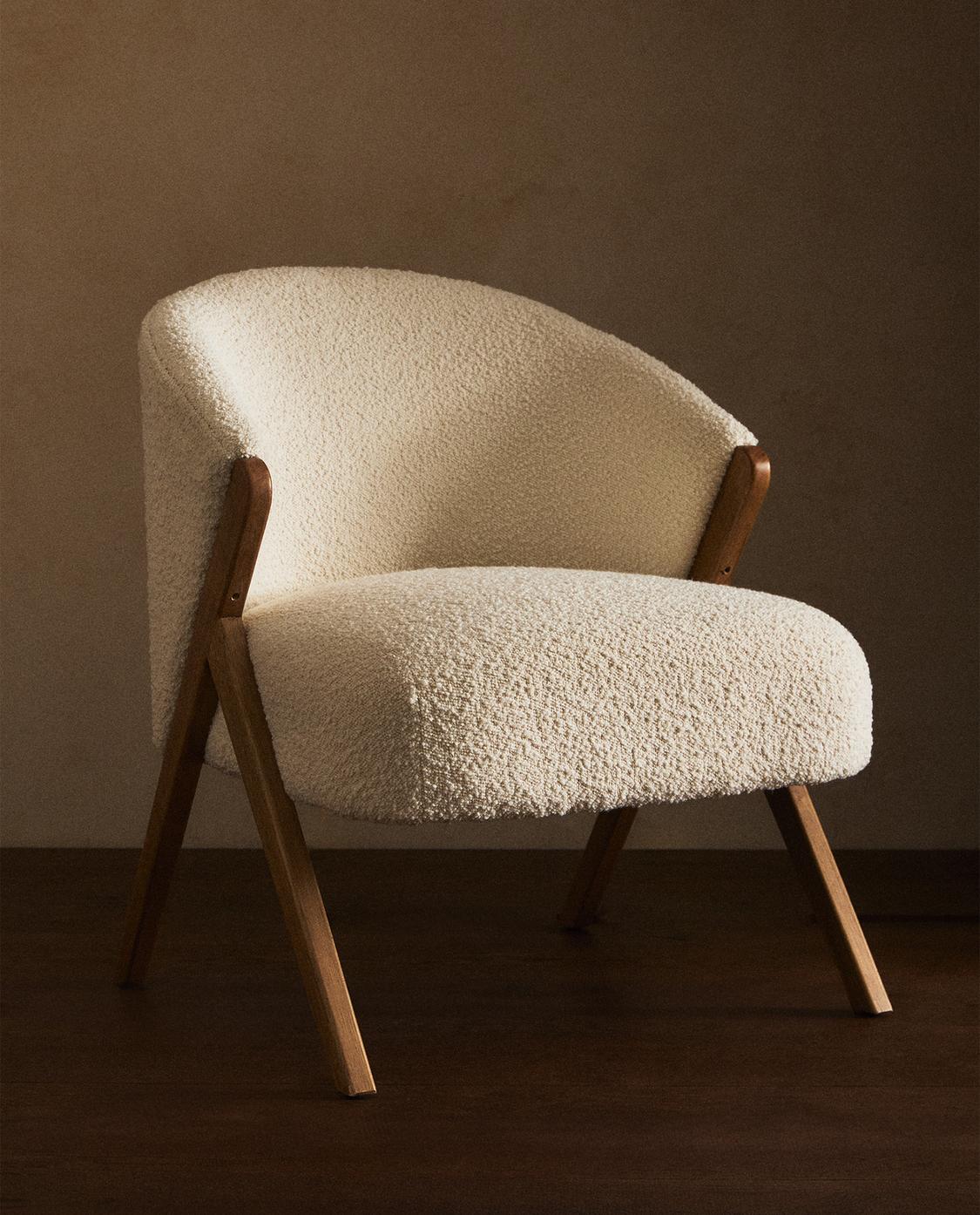 UPHOLSTERED BOUCLÉ ARMCHAIR | Zara Home United States of America