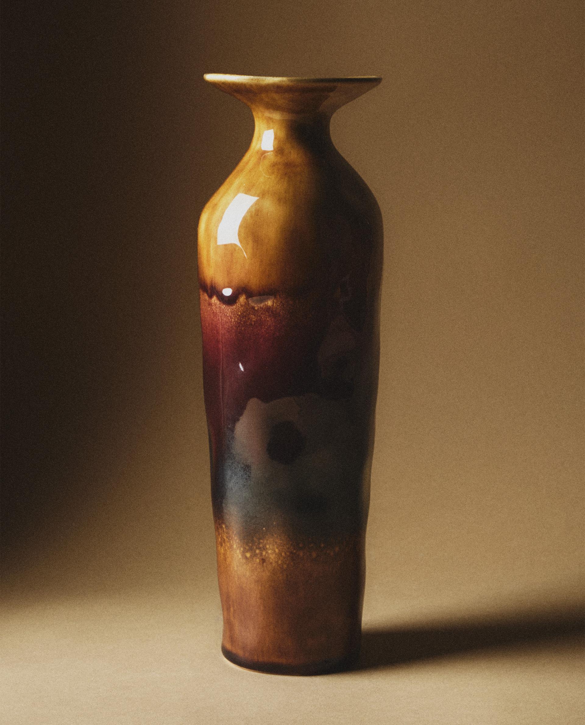 TALL COLORED CERAMIC VASE | Zara Home United States of America