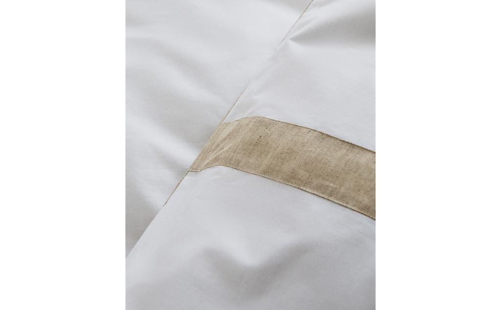 COTTON DUVET COVER WITH BORDER