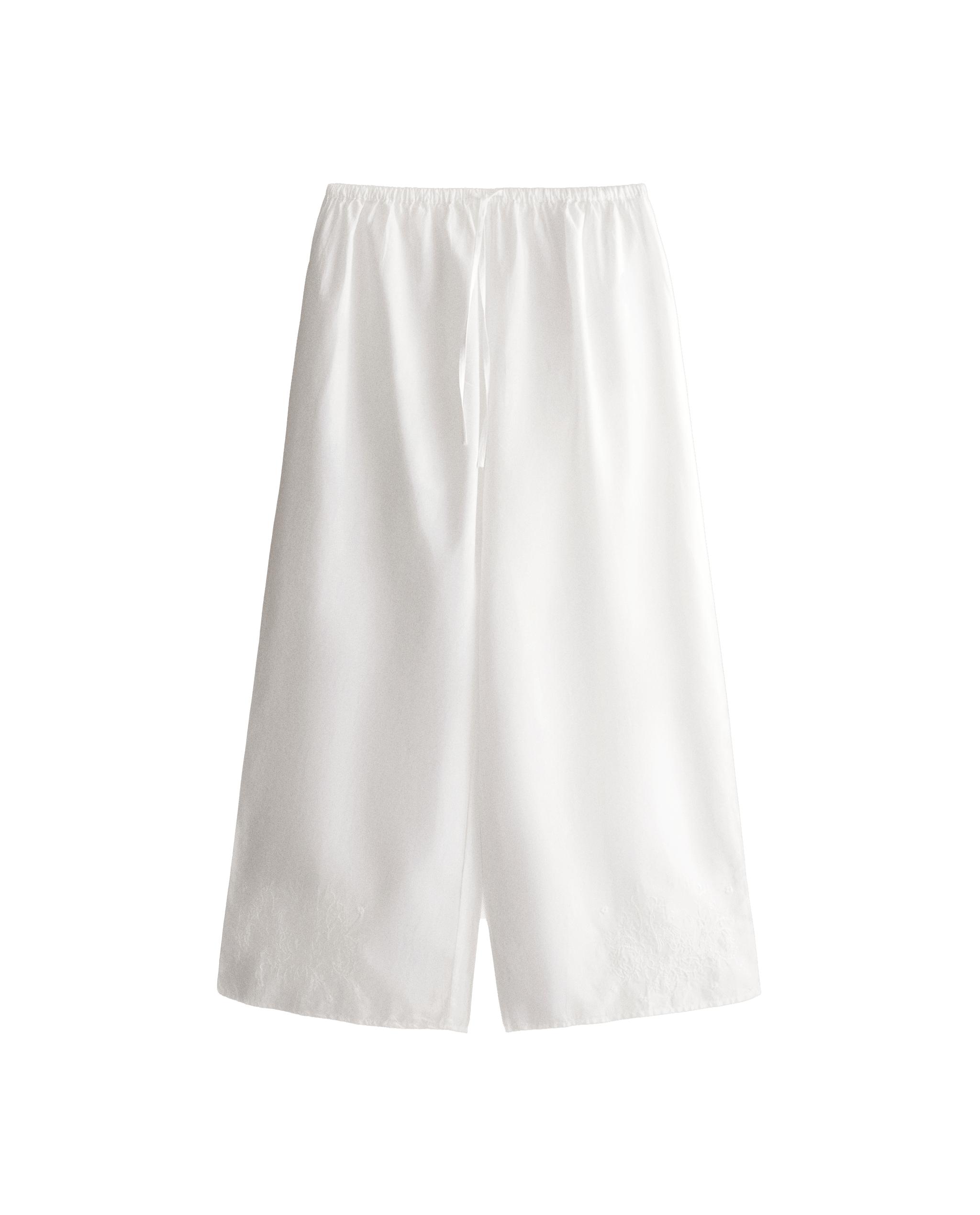 EMBROIDERED COTTON TROUSERS product thumbnail 6