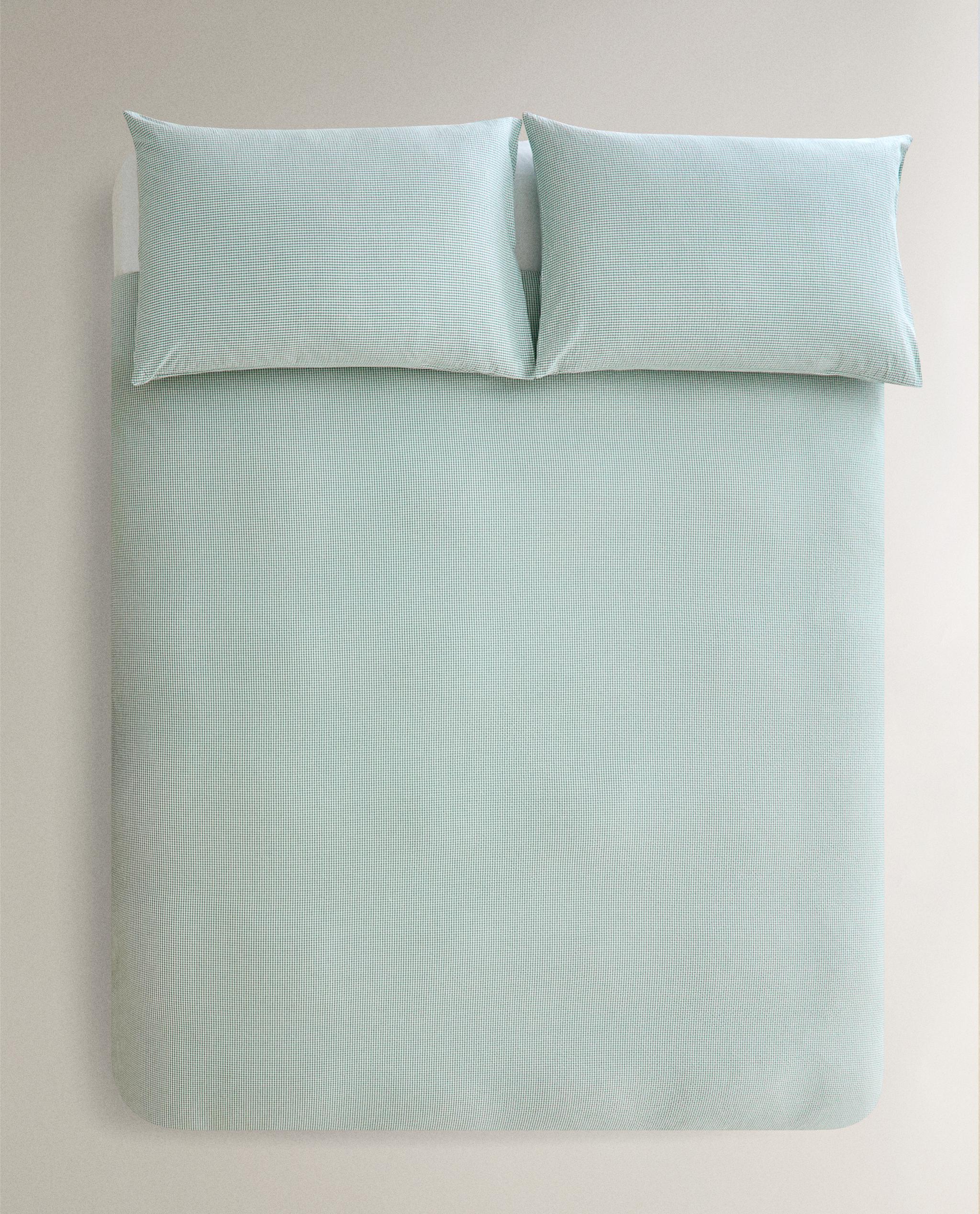 CHECK SEERSUCKER DUVET COVER product thumbnail 4