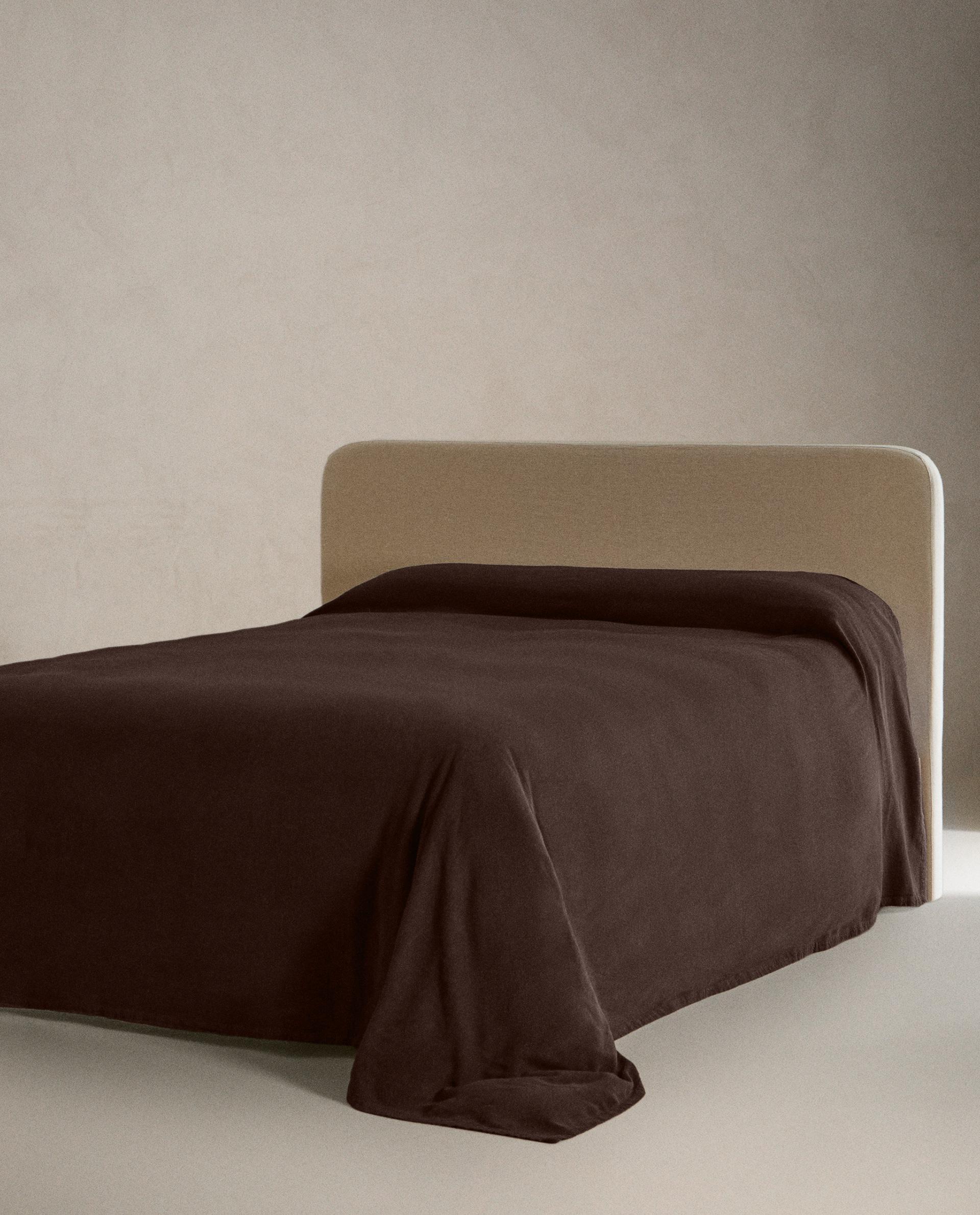 無地柄 リネンベッドカバー | Zara Home 日本/Japan
