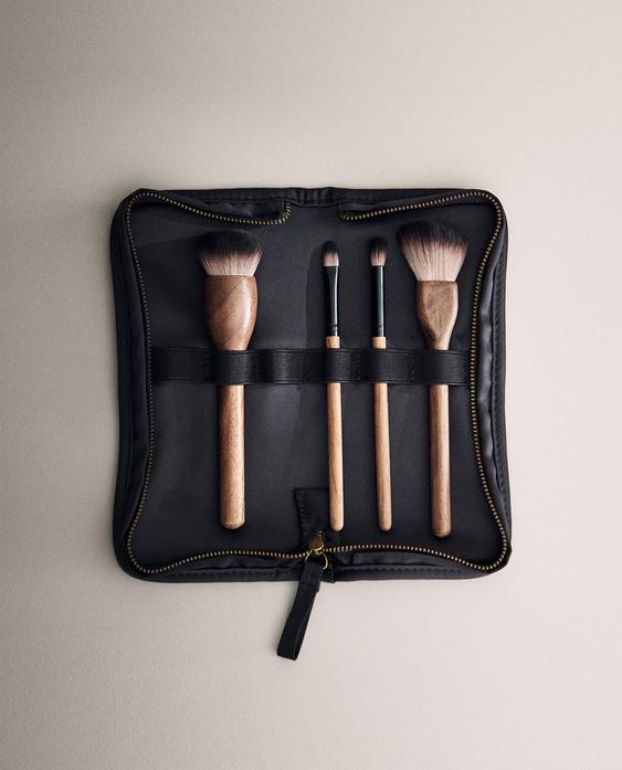 حقيبة غسيل ساتان للماكياج