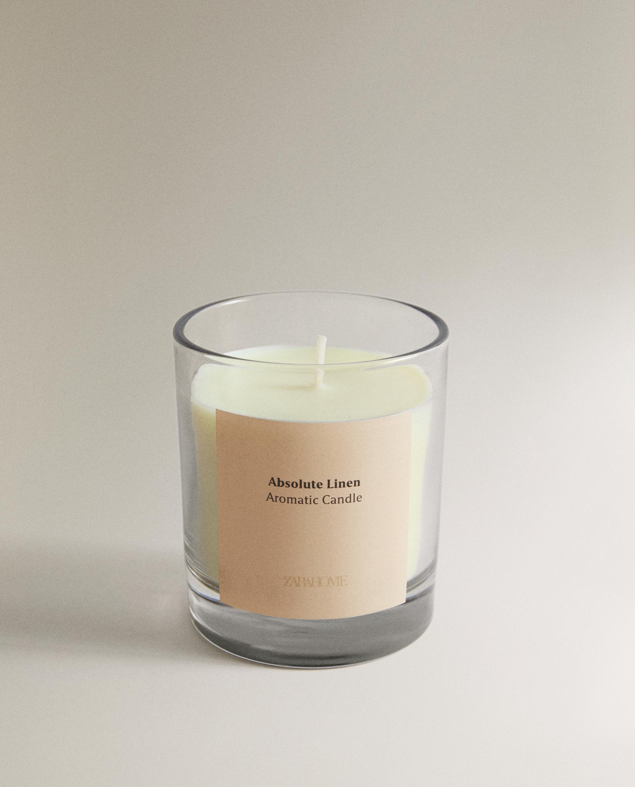 (200 G) ABSOLUTE LINEN SCENTED CANDLE product thumbnail 3
