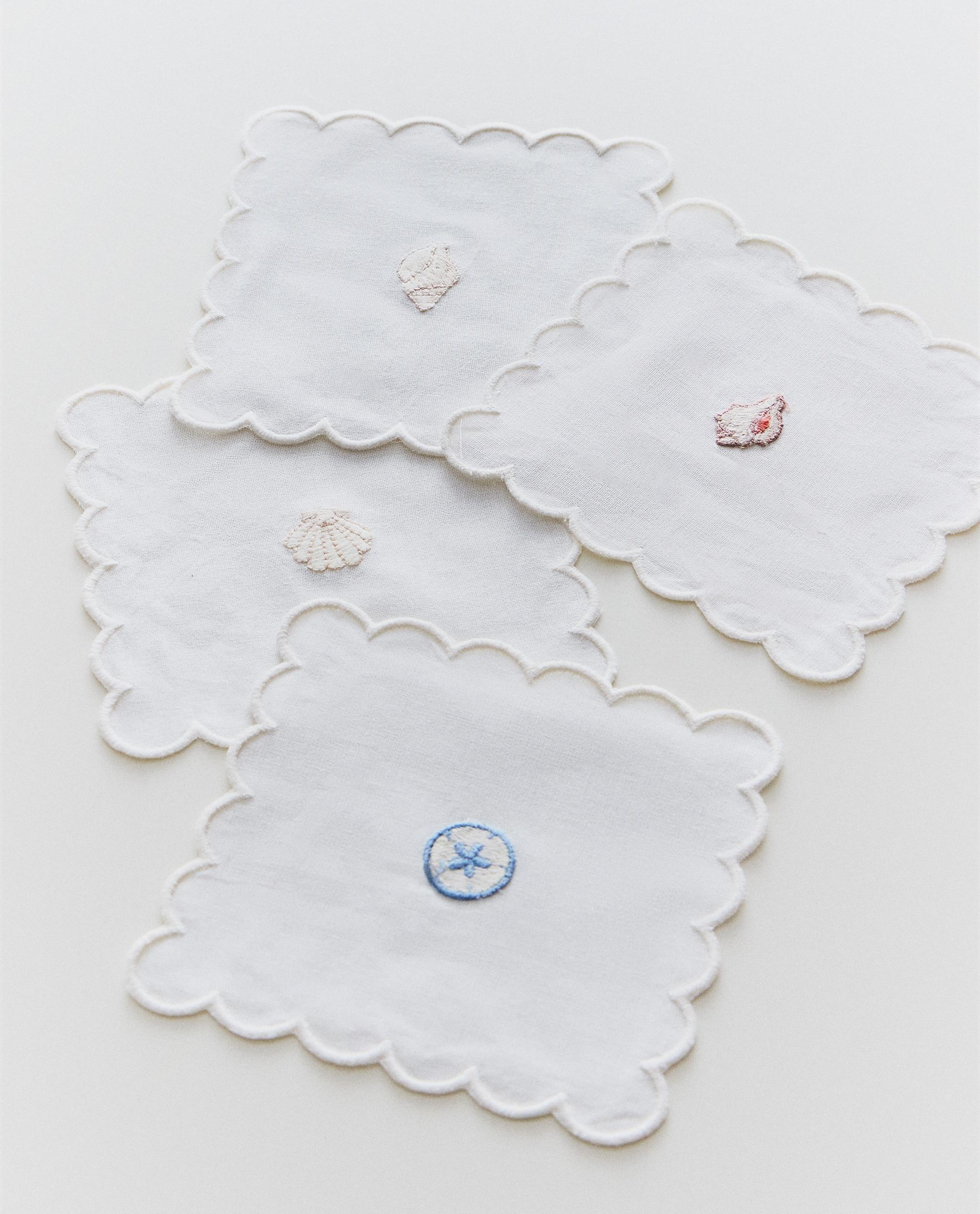 PACK OF RAMIE SHELL COASTERS (PACK OF 4) product thumbnail 8