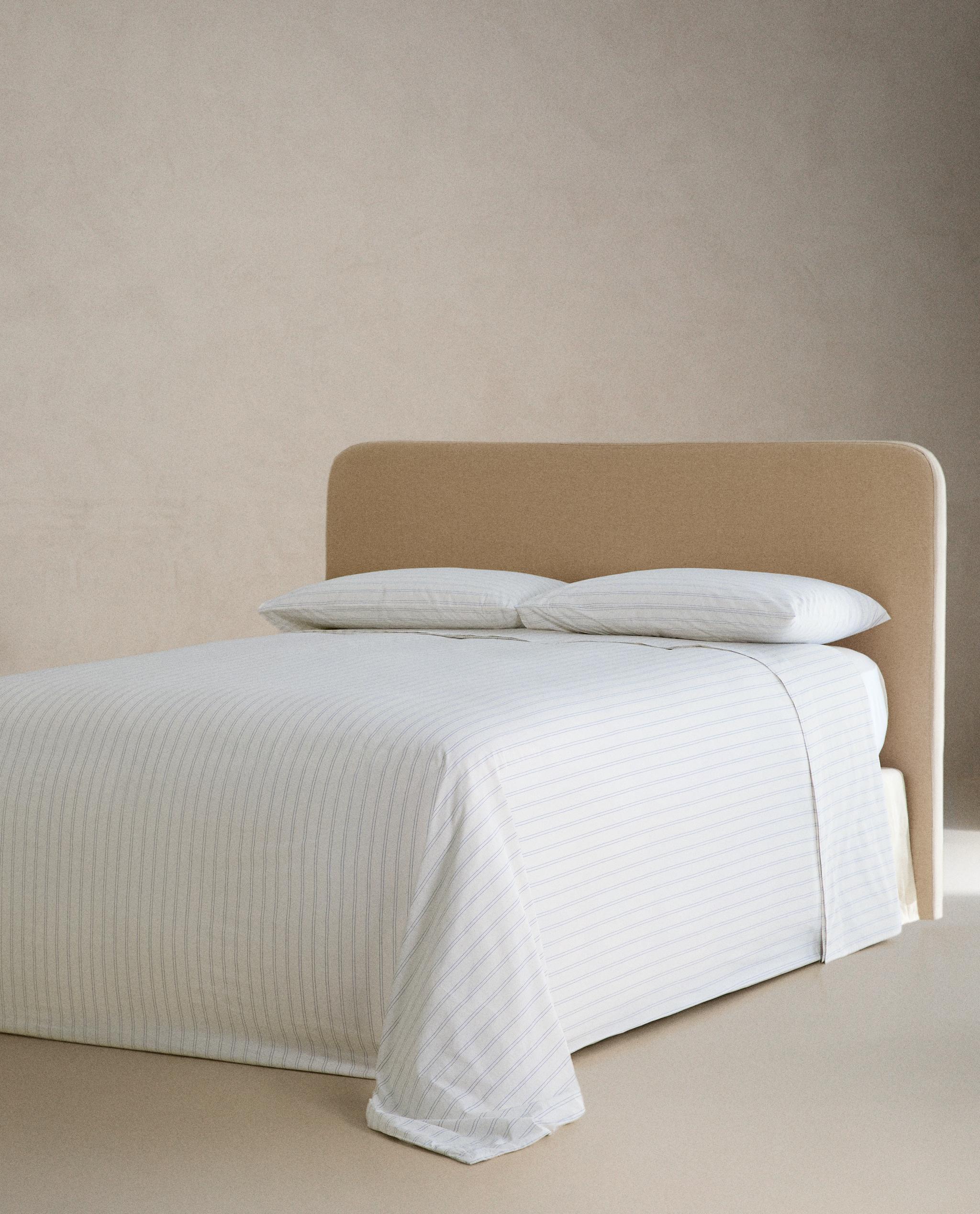 COTTON FLAT SHEET WITH DOUBLE STRIPES product thumbnail 4