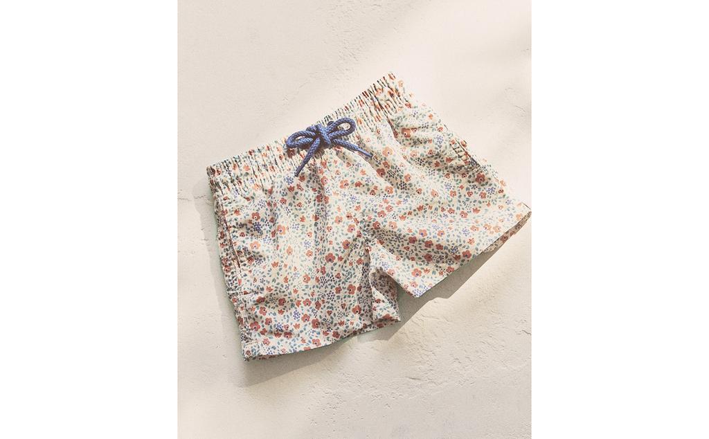 ชุดว่ายน้ำชายหาดสำหรับเด็กลายดอกไม้