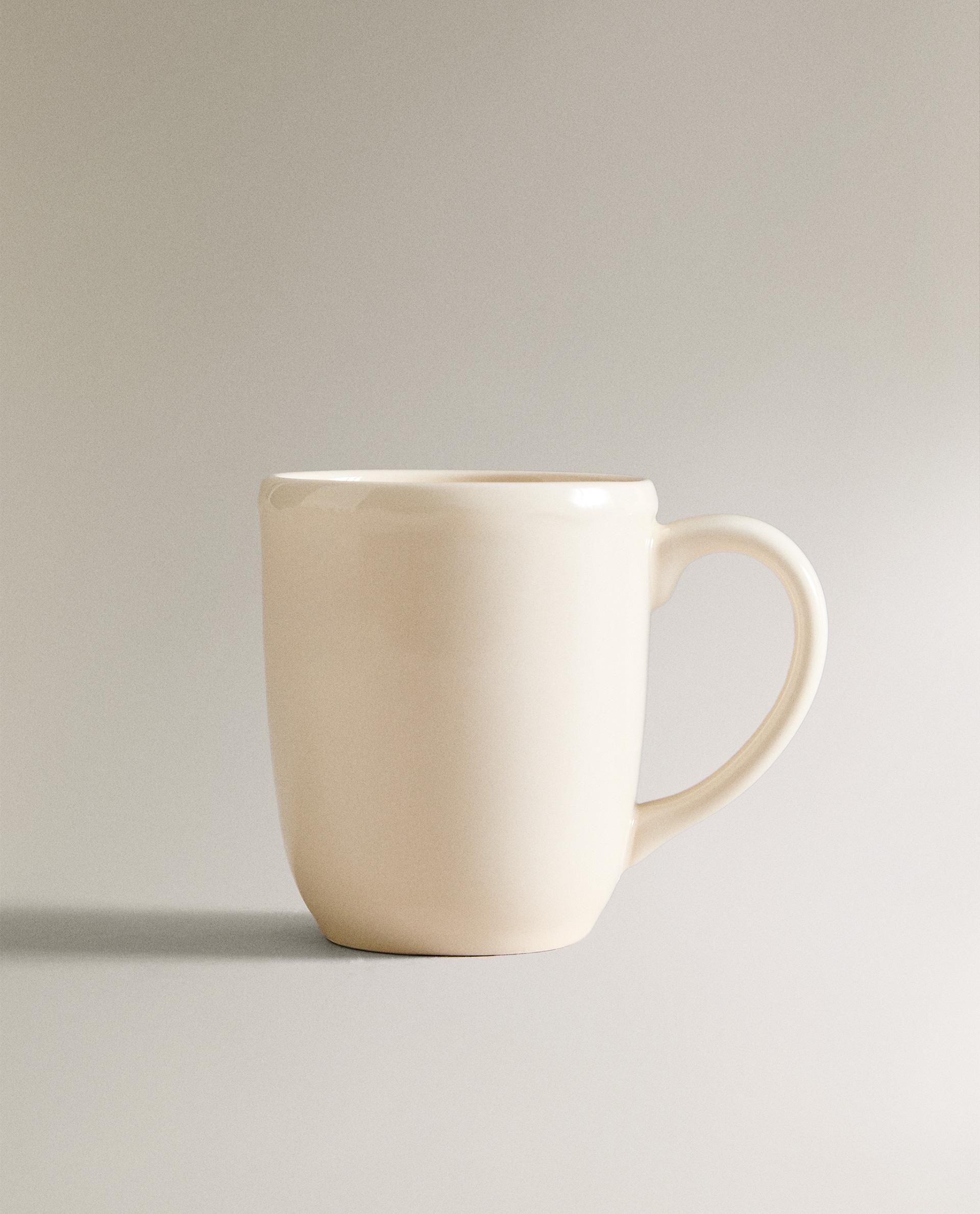 EARTHENWARE MUG WITH RAISED-DESIGN EDGE product thumbnail 8