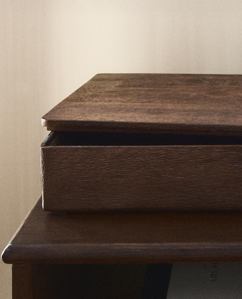 BOÎTE EN BOIS GRAND COUVERCLE BOÎTE EN BOIS GRAND COUVERCLE