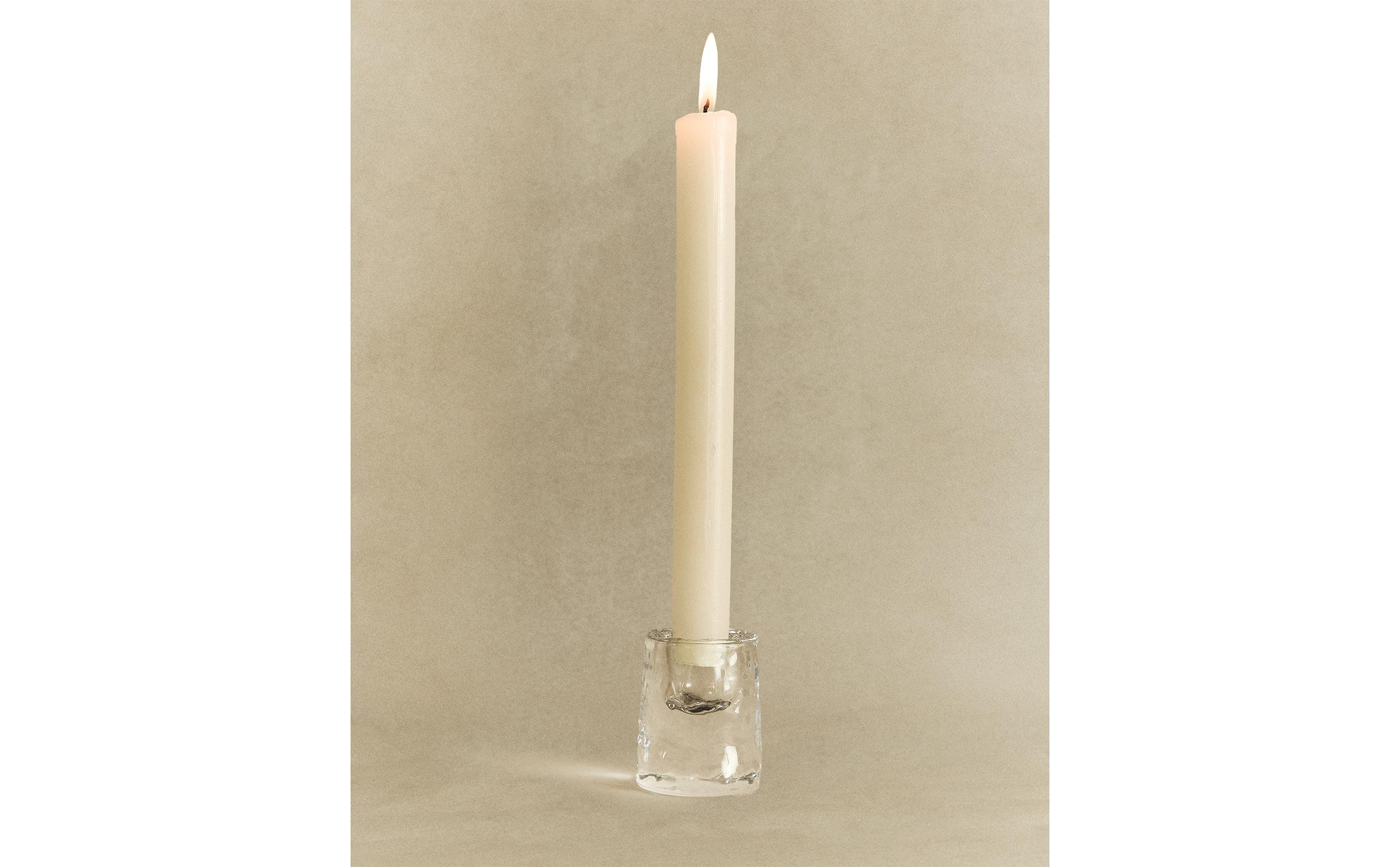 ザラホーム  キャンドルホルダー　クリスタル　新品未使用 ザラホーム キャンドルホルダー クリスタル 新品未使用