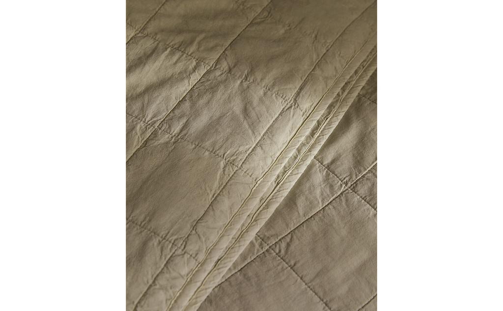 CHECKED COTTON PERCALE QUILT