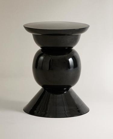 SMALL METAL SIDE TABLE