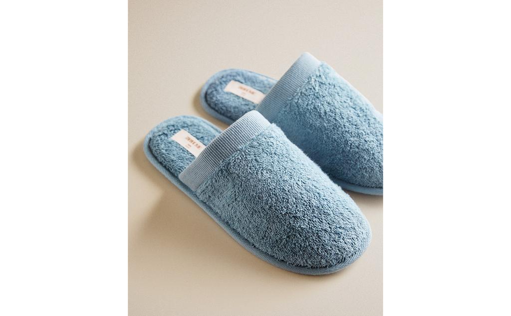 KIDS' TERRY BATHROOM MULE SLIPPERS KIDS' TERRY BATHROOM MULE SLIPPERS