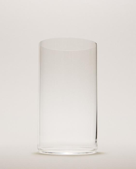 VERRE À BOISSON GAZEUSE DROIT CRISTALLIN