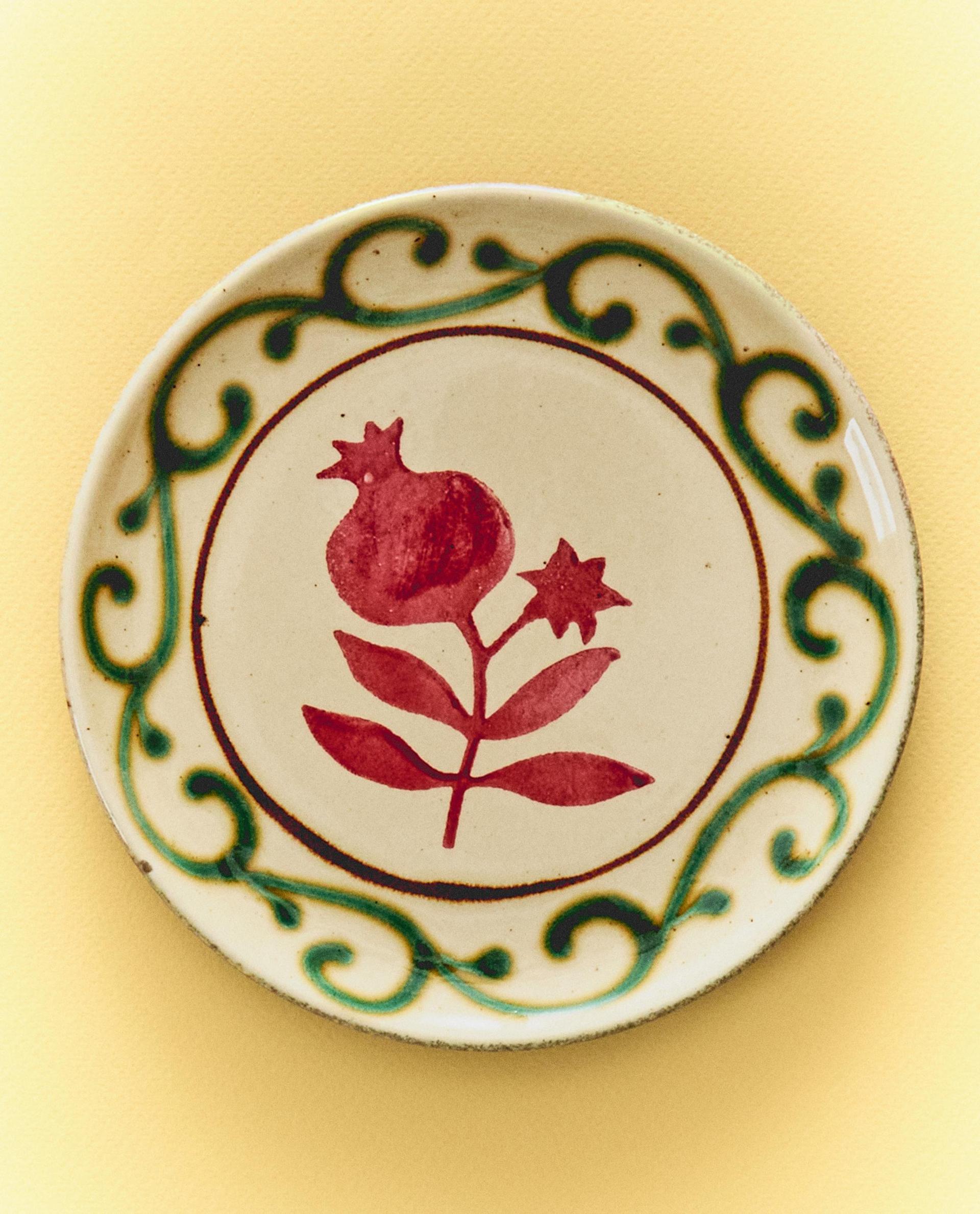 GRANAATAPPEL TERRACOTTA ONTBIJTBORD GRANAATAPPEL TERRACOTTA ONTBIJTBORD