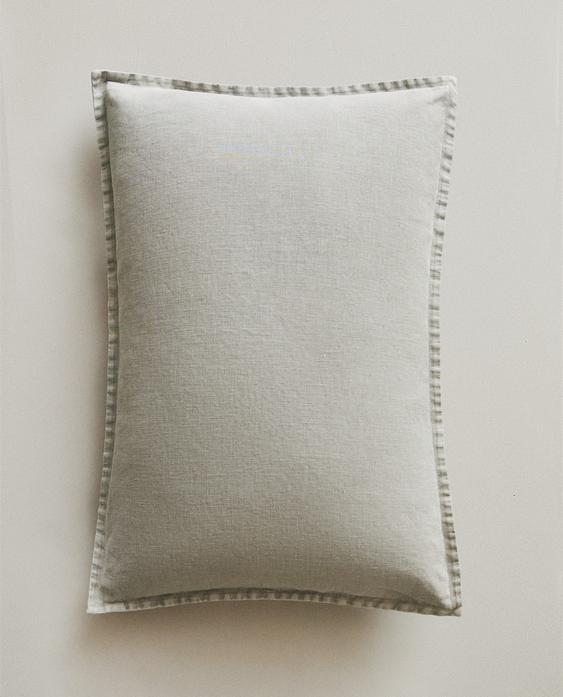 WASHED LINEN CUSHION COVER WASHED LINEN CUSHION COVER