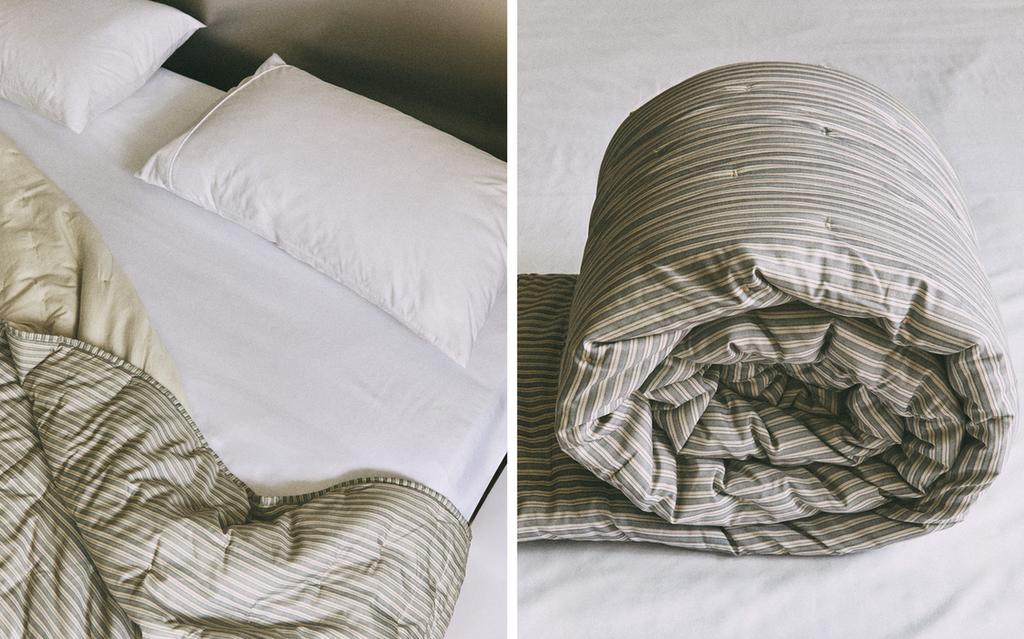 Zara Home Zolaqlı yorğan