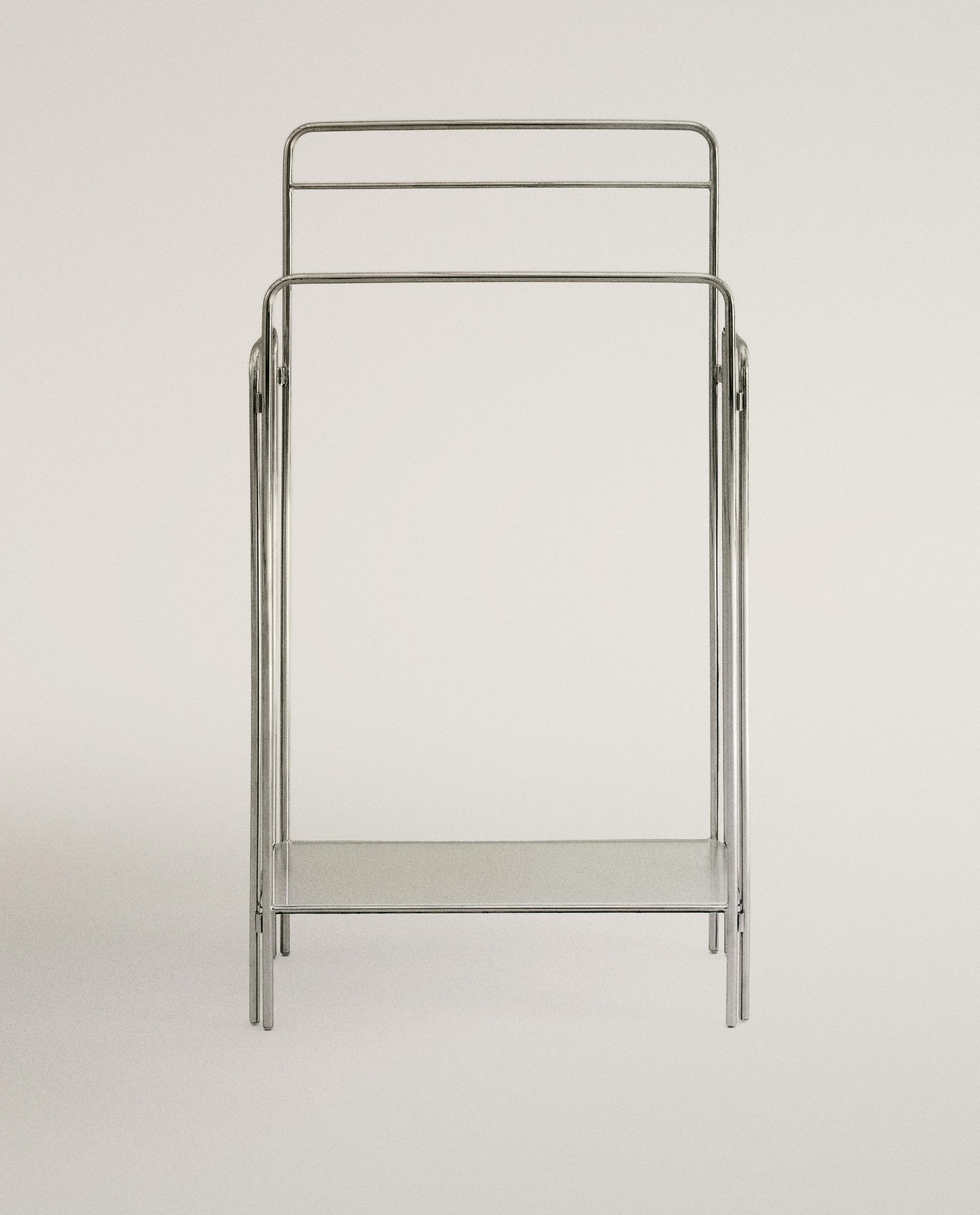 PORTE-SERVIETTES ACIER ET VERRE — Zara Home