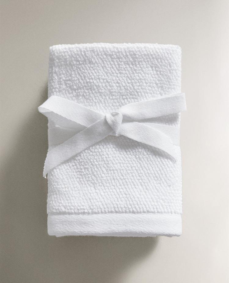 طقم مناشف يد قطنية بغرزة الأرز (طقم من 3 قطع)