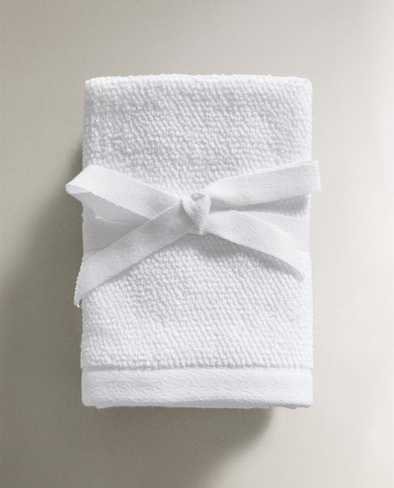 PACK OF RICE STITCH COTTON HAND TOWELS (PACK OF 3) PACK OF RICE STITCH COTTON HAND TOWELS (PACK OF 3)