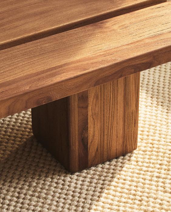 ELM WOOD BOARD COFFEE TABLE