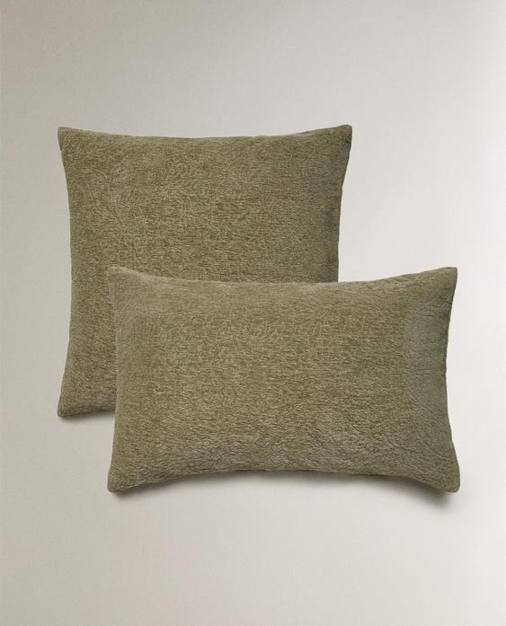 HOUSSE DE COUSSIN CHENILLE