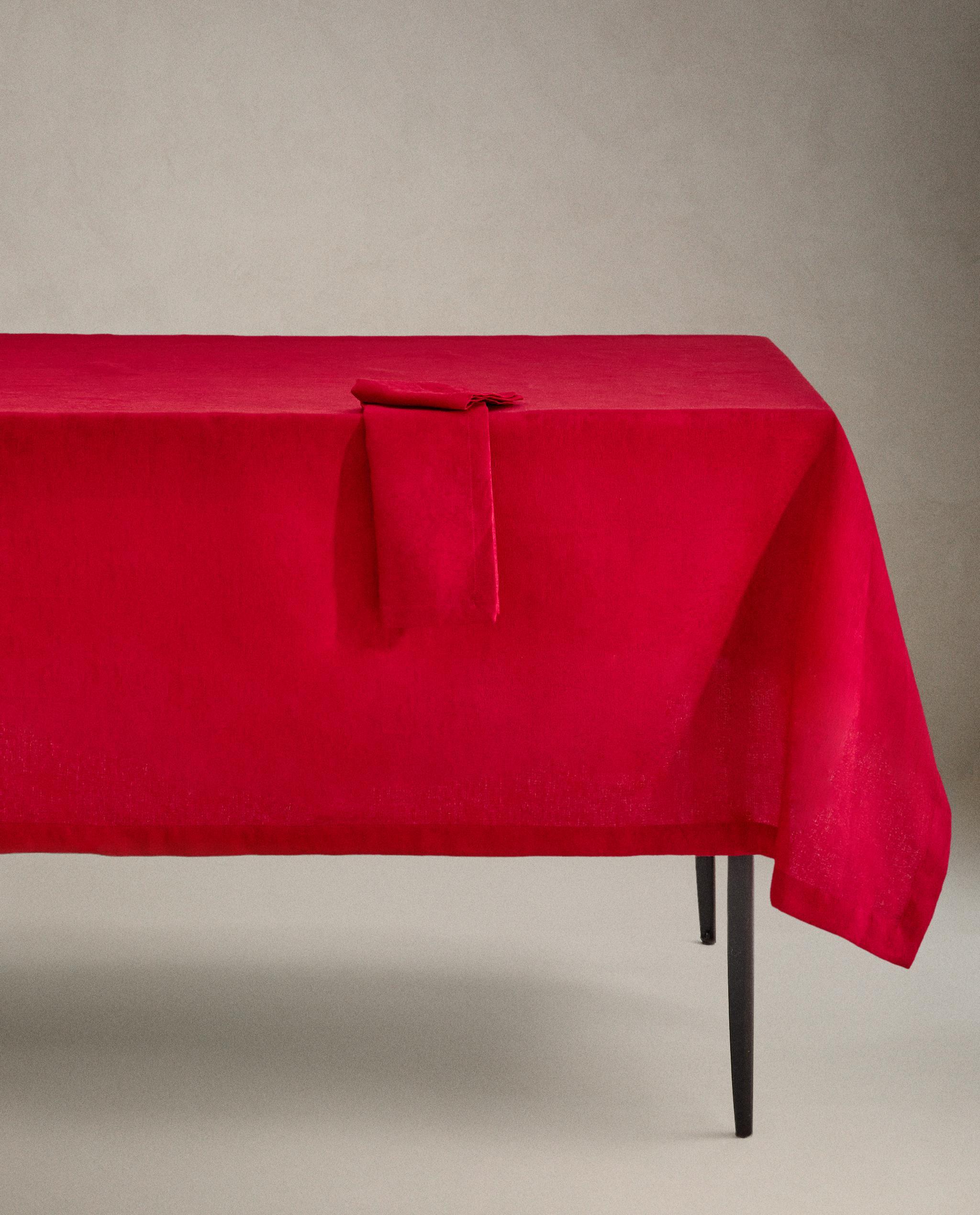 クリスマスブランチ ジャカード コットン テーブルクロス | Zara Home