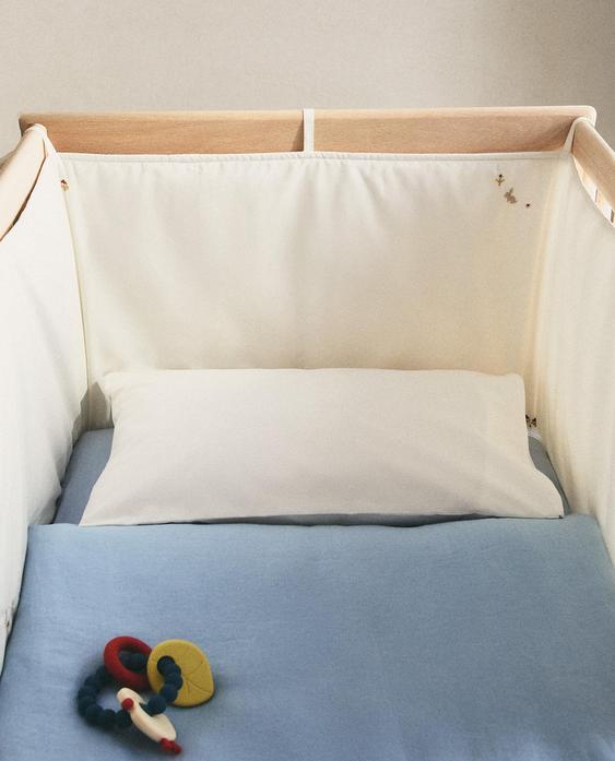 BUNNY BABY COT BUMPER COVER