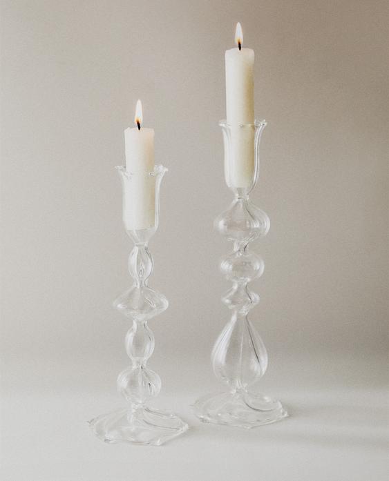 CANDELABRO CRISTAL TRANSPARENTE