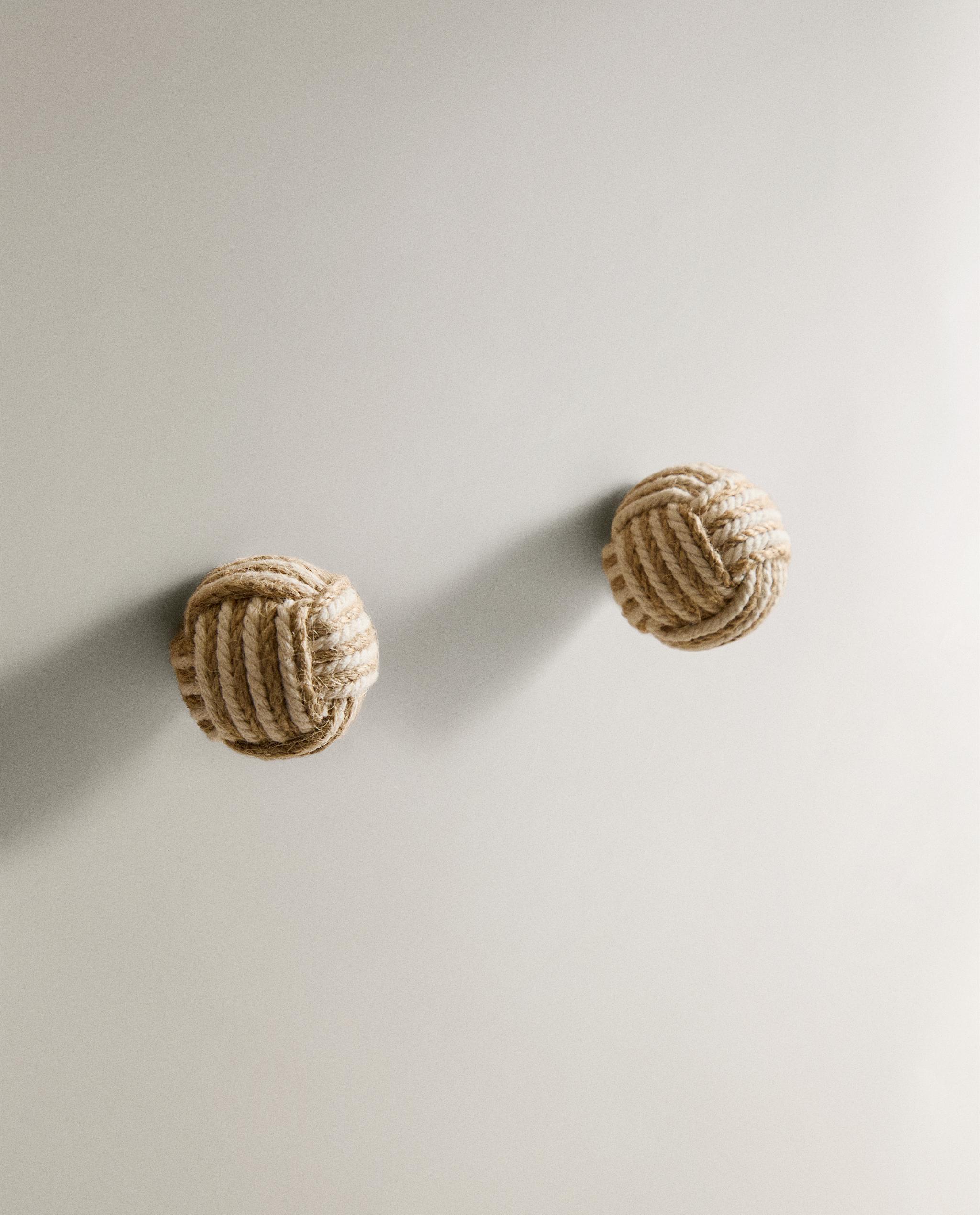 PACK OF KNOTTED DOOR KNOBS (PACK OF 2) product thumbnail 2