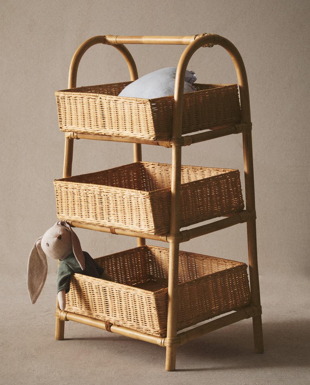 RATTAN STORAGE RACK RATTAN STORAGE RACK