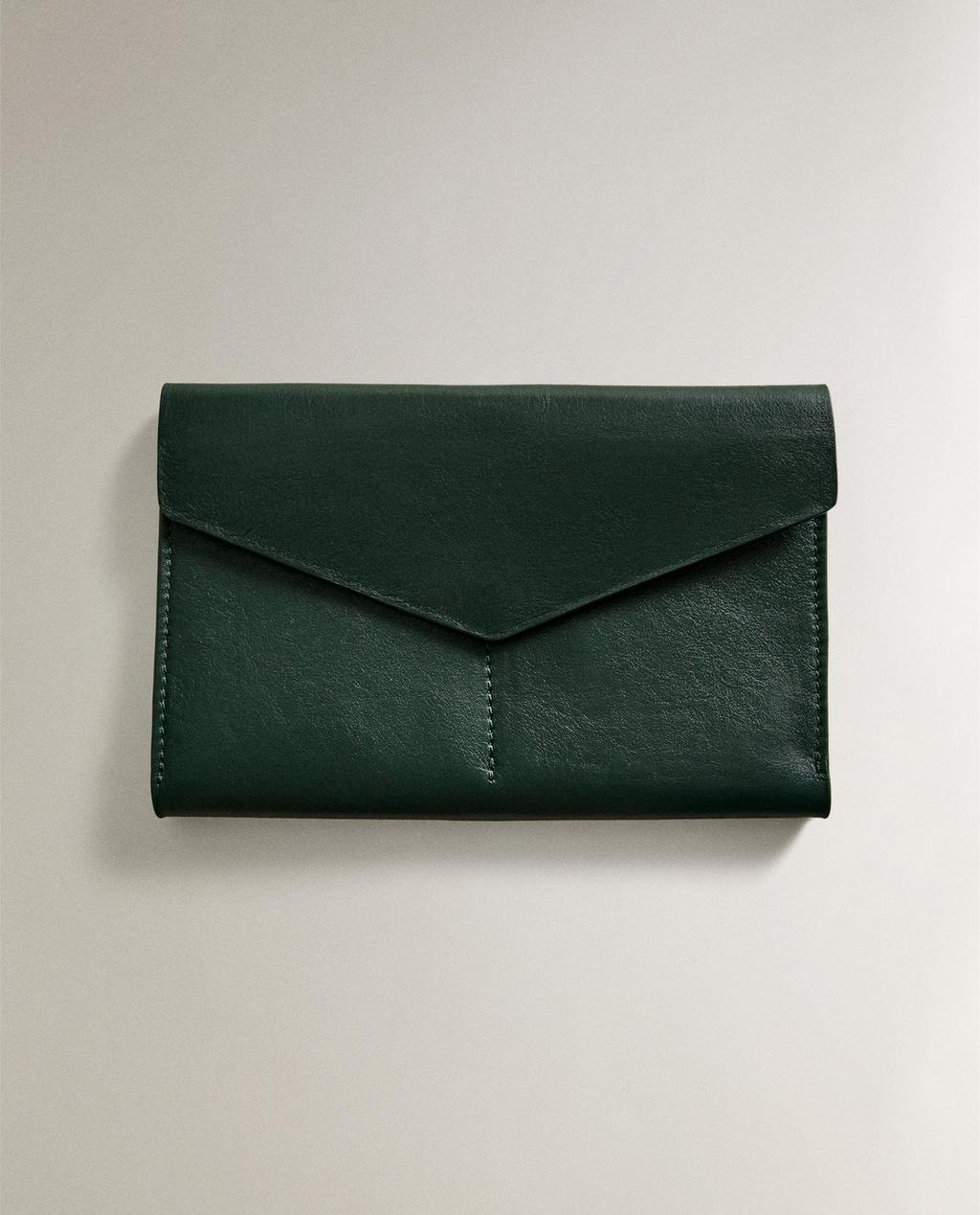 LEATHER CABLE ORGANIZER WALLET