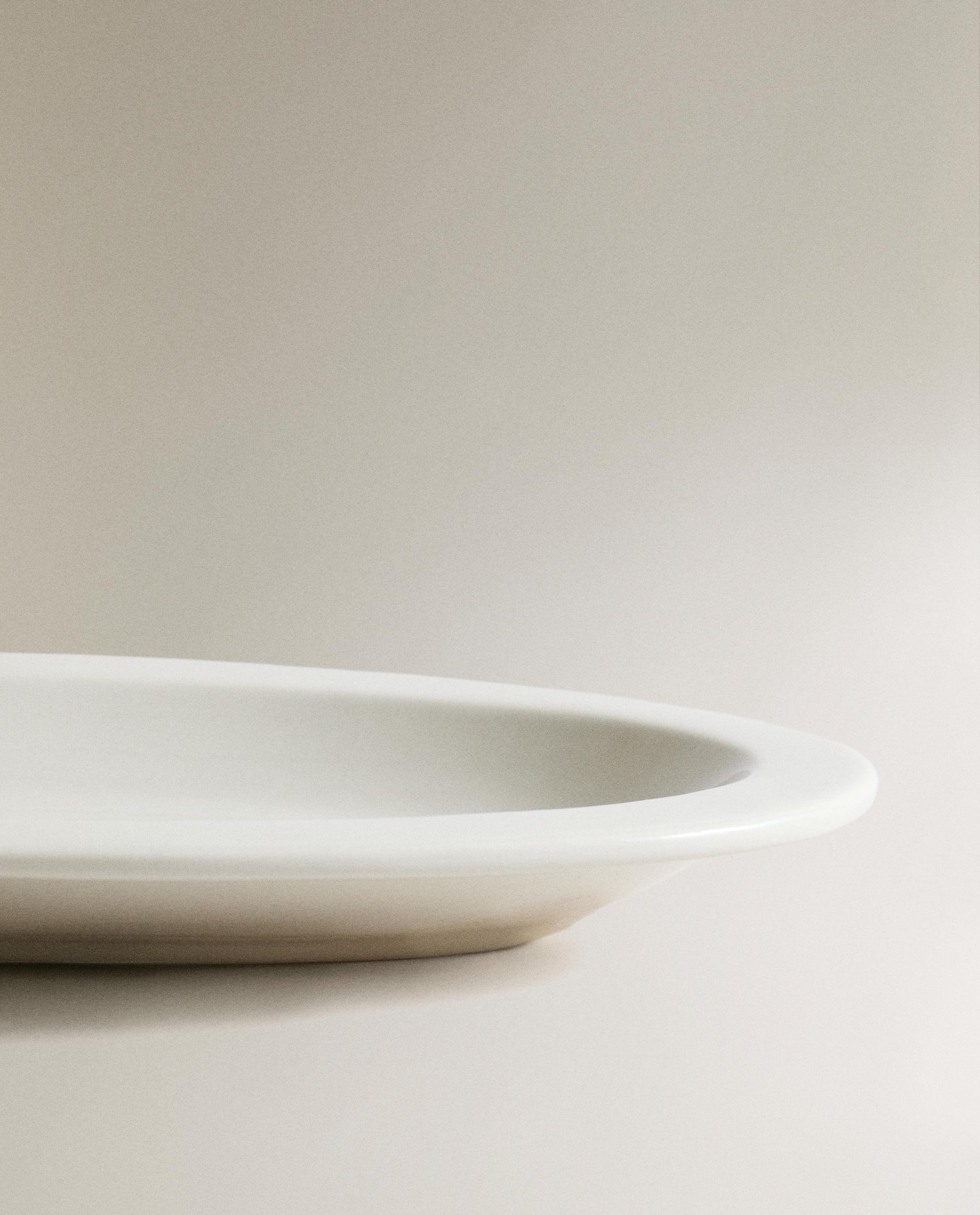 DECORATIVE CREAM CERAMIC TRAY product thumbnail 5