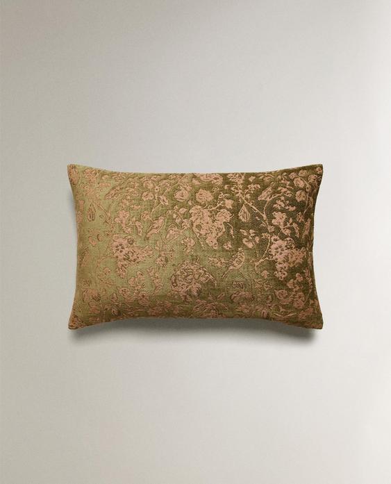 HOUSSE DE COUSSIN FLEURS HOUSSE DE COUSSIN FLEURS