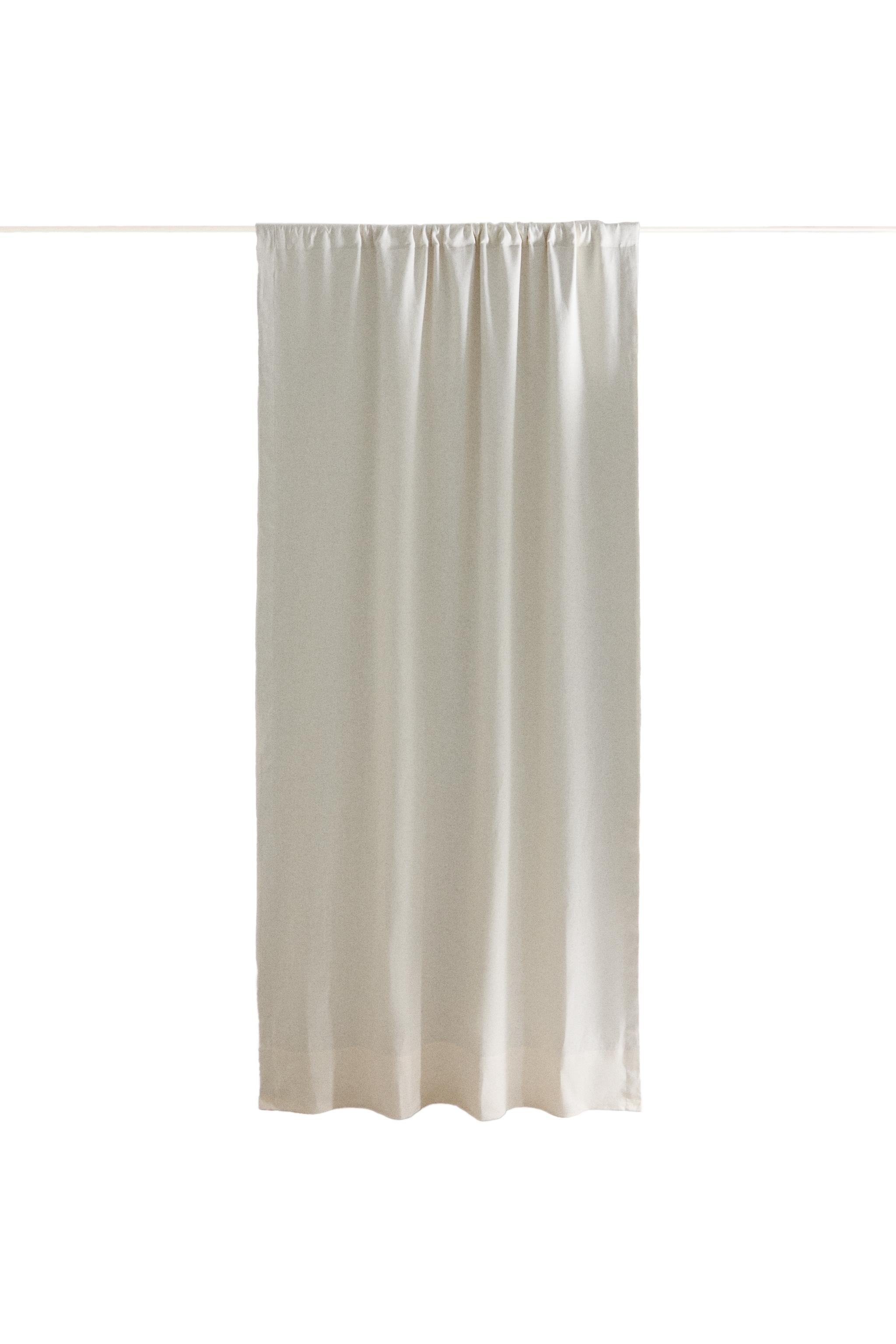 白 リネン ブラックアウト カーテン | Zara Home 日本/Japan