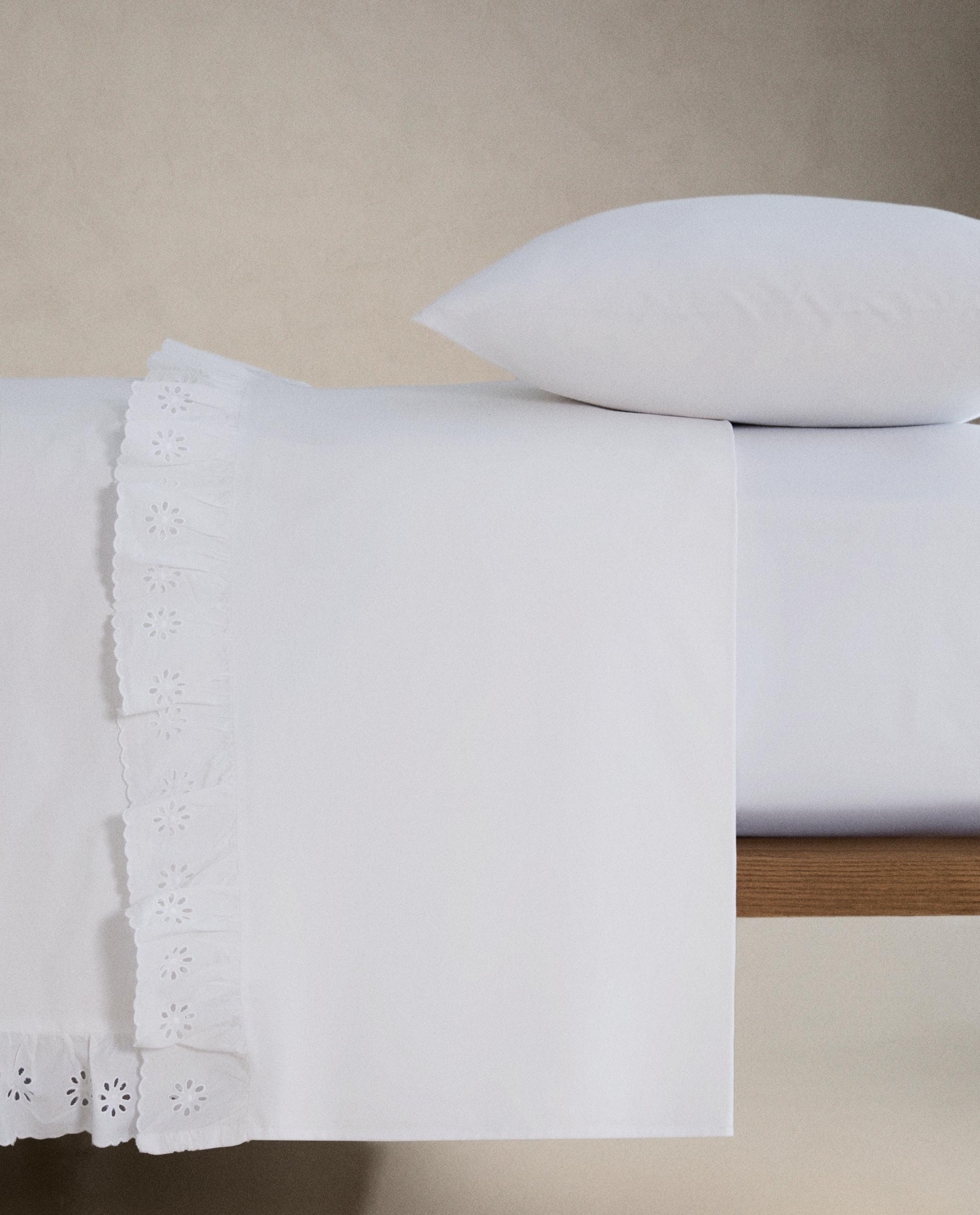 RUFFLED COTTON DUVET COVER product thumbnail 4